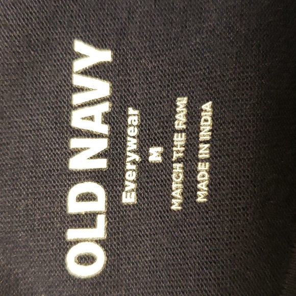 Old Navy Dark Blue Short Sleeves T-shirt Size Medium - Picture 4 of 7
